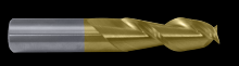 Cleveland C84000 - 2-Flute Square End High-Performance End Mill for Aluminum