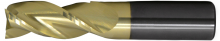Cleveland C72340 - 3-Flute Square End High-Performance End Mill for Aluminum