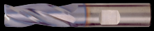 Cleveland C80365 - 3-Flute Square End High-Performance End Mill for Steel and Stainless Steel
