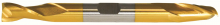 Cleveland C33648 - HSS Double End 2-Flute Center Cutting Finisher