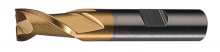 Cleveland C38932 - HSS Single End 2-Flute Center Cutting Keyway Tolerance Finisher