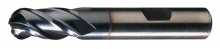 Cleveland C32776 - Cobalt Single End Multi-Flute Center Cutting Ball Nose Finisher