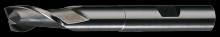 Cleveland C38982 - HSS Single End 2-Flute Center Cutting Extended Neck Finisher