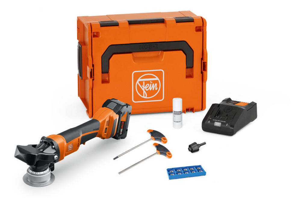 Cordless beveler up to 3/16&#39;&#39; with accessory set