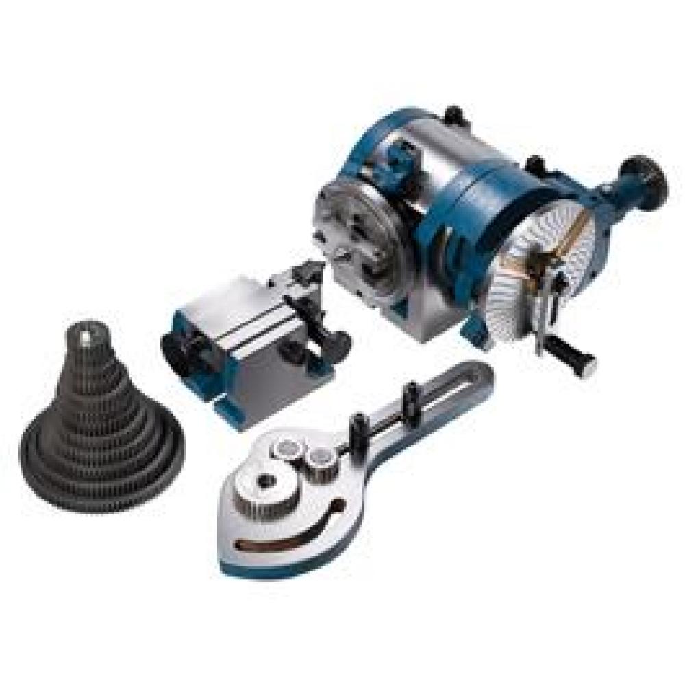 SUPERIOR UNIVERSAL DIVIDING HEAD W/ 7&#34; SCROLL CHK MODEL D-32 HCM-2