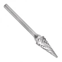KAR Industrial Inc. 938878 - BURR S/C SM 3CONE 10DEG DBL/CUT 1/4DIA