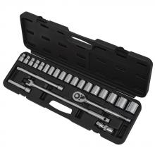 ITC 20134 - 24 PC 1/2" Drive Metric Socket Set