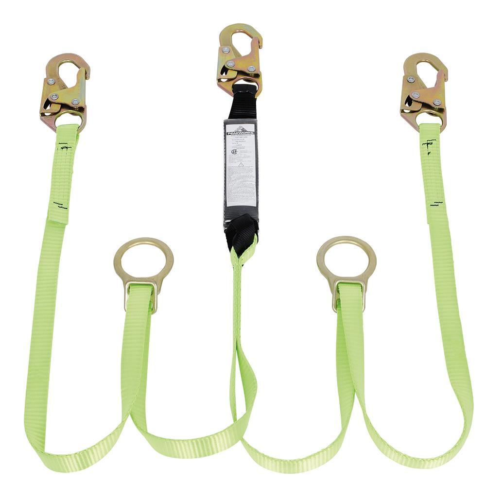 E4 Shock Absorbing Lanyards - SP - Twin Leg