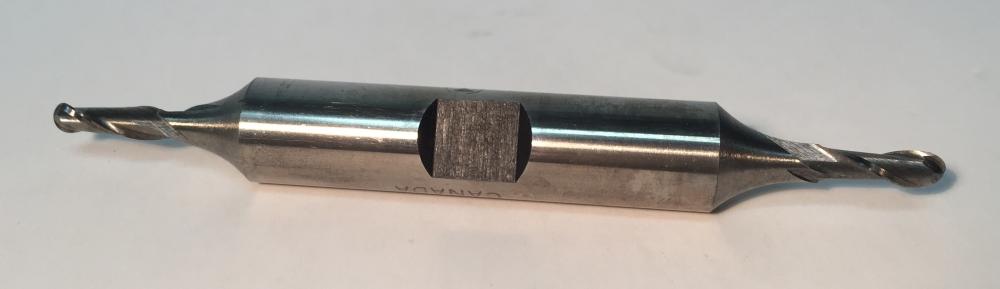 1/8&#34; 2FL HSS Double Ball End Mill
