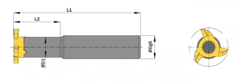 SD08.0 SIMMILL PX A Type Toolholder