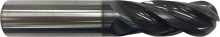 Contour 360 113-NC64020A - 5/16 X 5/16 X 7/8 X 2-1/2 4FL TiAlN Coated Ballnose Solid Carbide End Mill