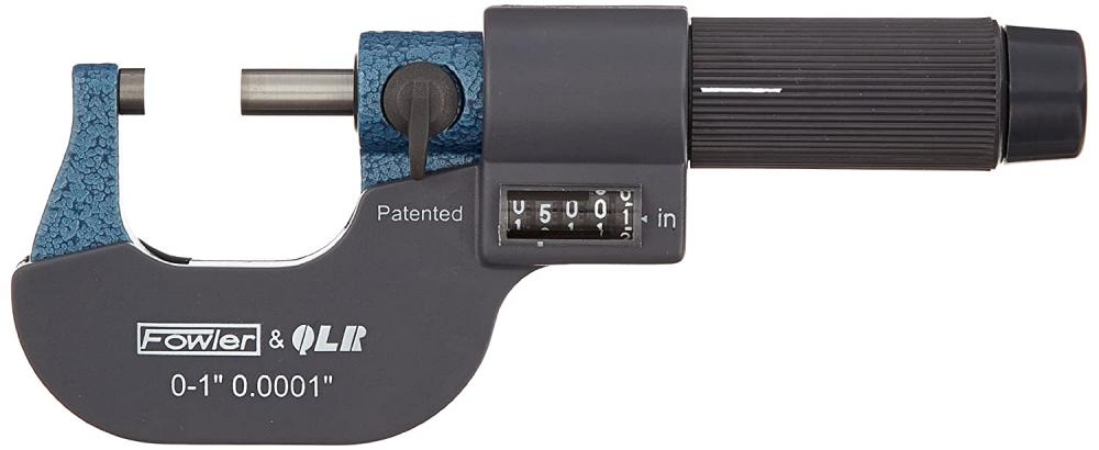 Fowler Steel EZ-Read Digit Outside Micrometer