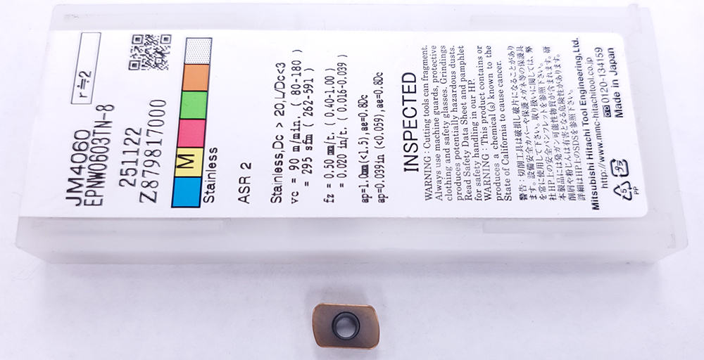 EPNW 0603TN-8 JM4060 MILLING INSERT