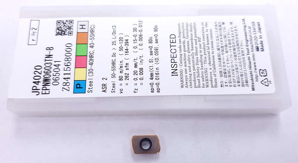 EPNW 0603TN-8 JP4020 MILLING INSERT