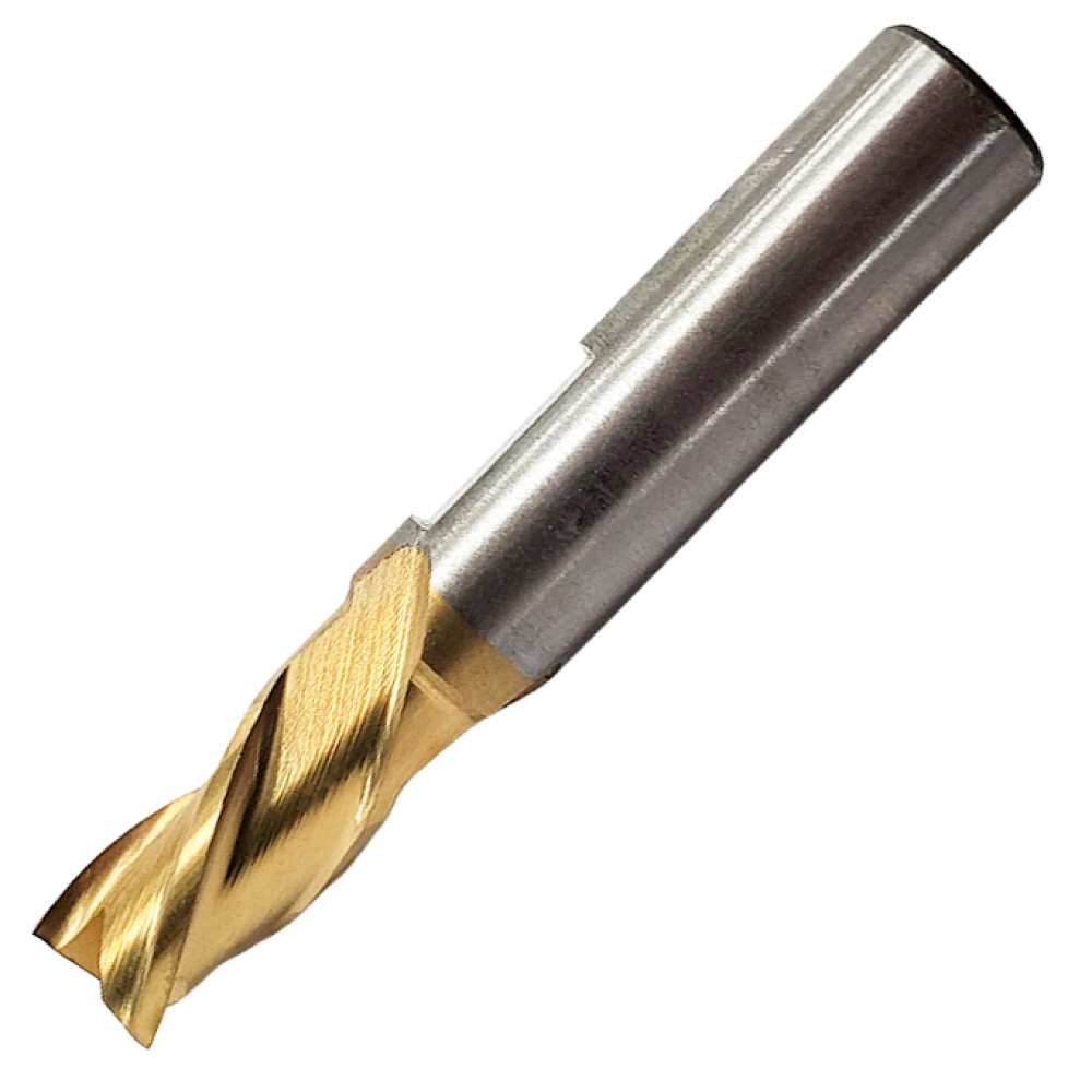 Brooke 7/32 Throwaway End Mill, TiN